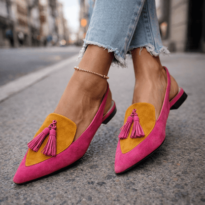 Eliza | Sandalias con tiras y borlas