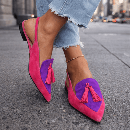 Eliza | Sandalias con tiras y borlas
