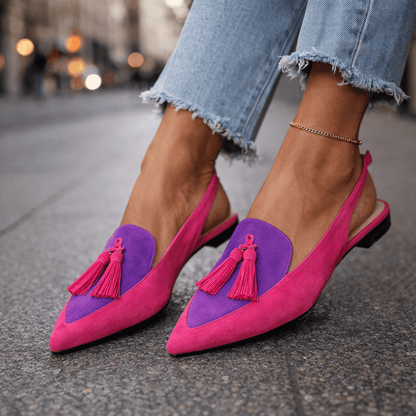 Eliza | Sandalias con tiras y borlas