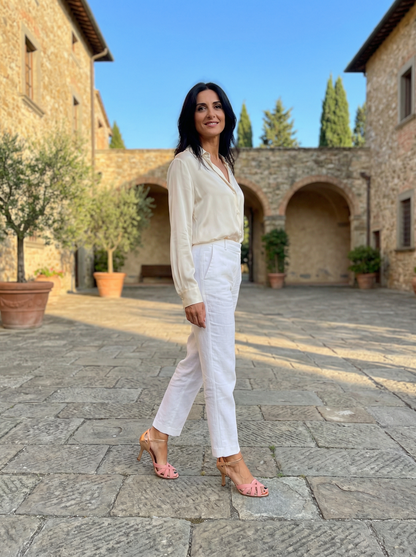 Estate Romana – sandalia de tacón con pulsera suave