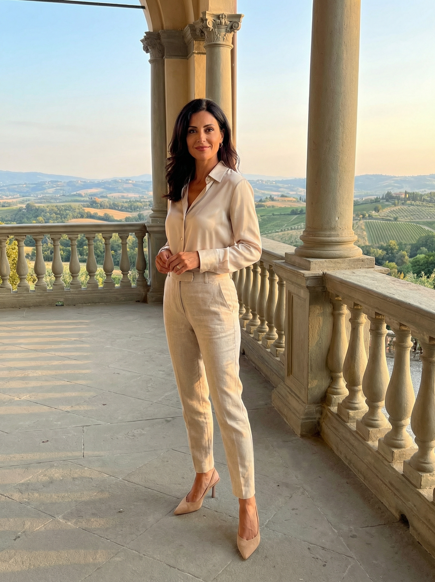 Essenziale Nude – slingback para el día a día