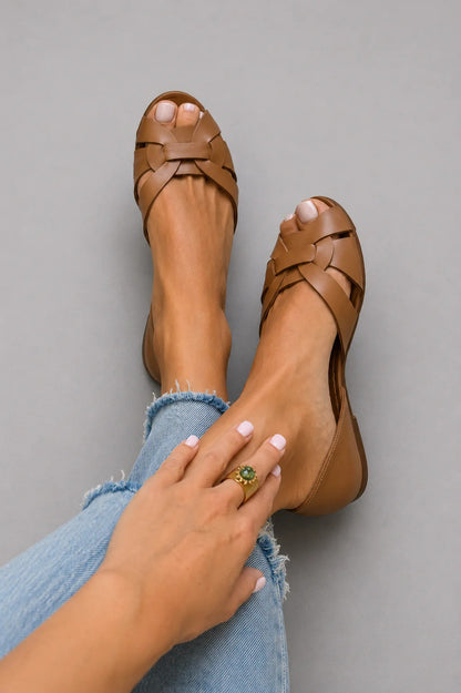 Serafina | Sandalias Trenzadas Naturales